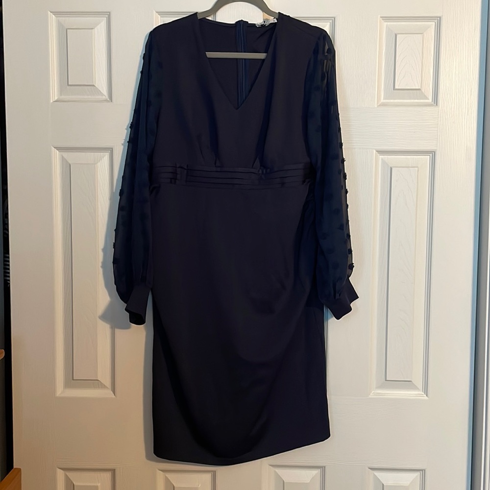Maternity Bodycon Mesh Sleeve dress